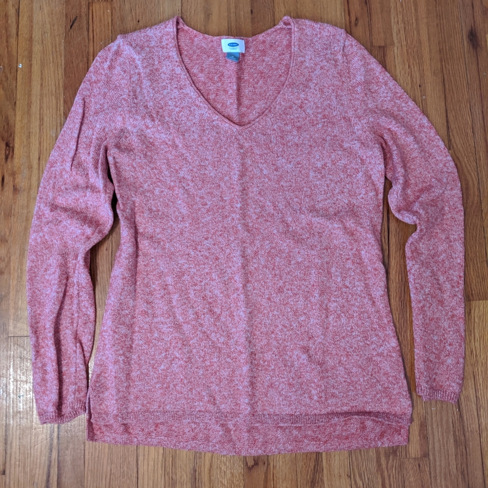 Coral Blend VNeck Sweater